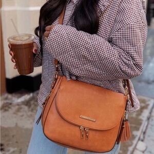 Poppy and Peonies Downtown Crossbody
